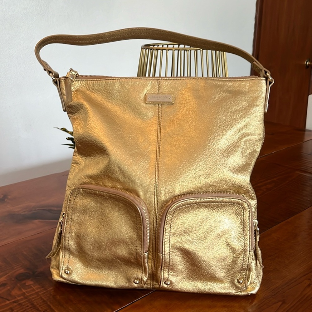 kate spade gold shoulder bag